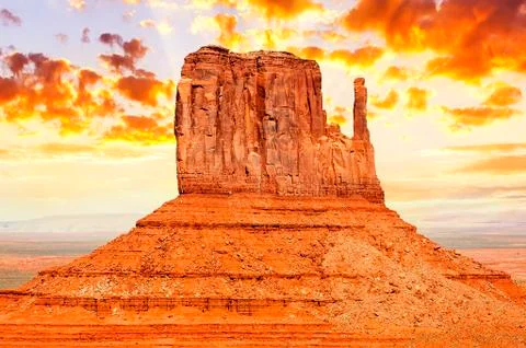 Monument valley Stock Photos