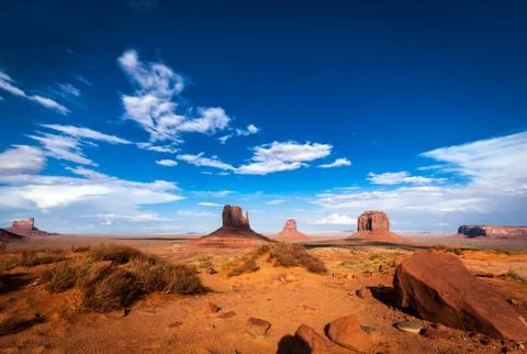 Monument valley Stock Photos