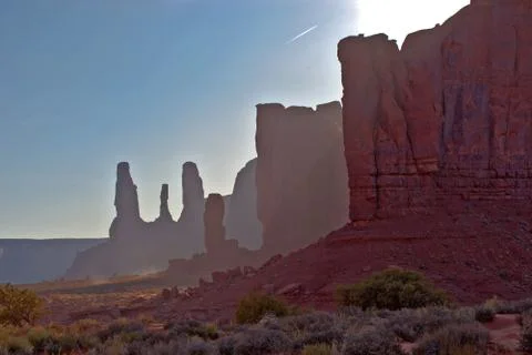 Monument valley Stock Photos