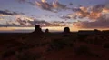 Monument Valley Sunrise 05 Zoom In Timelapse Clouds USA HD Footage