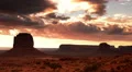 Monument Valley Sunrise 13 Timelapse Clouds USA HD Footage