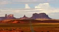 Monument Valley Sunset 09 Highway HD Footage