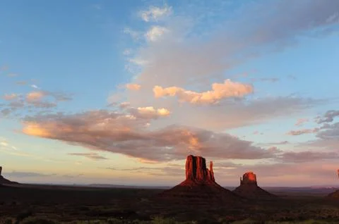 Monument Valley at Sunset Foto stock