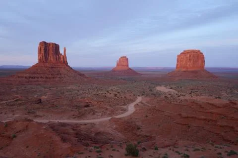 Monument Valley Sunset Stock Photos