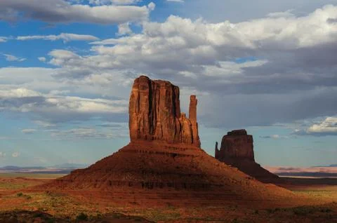 Monument Valley at Sunset Stock Photos