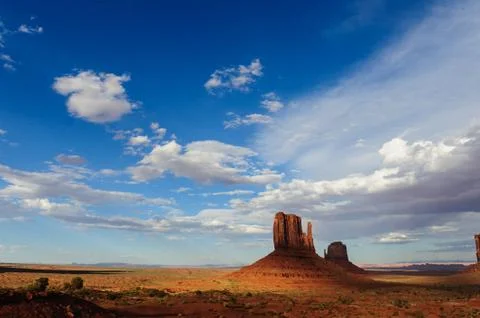 Monument Valley at Sunset Stock Photos