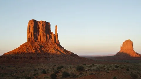 Monument Valley sunset timelapse Video stock 98754485
