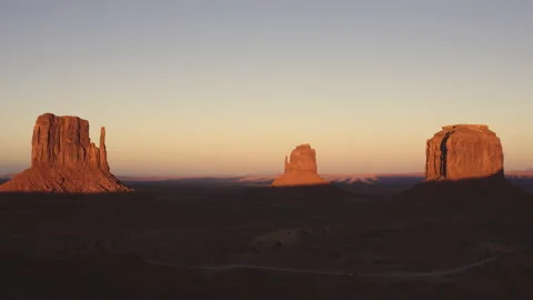 Monument Valley Sunset Timelapse in HDR Stock Footage 148784105