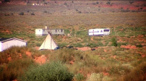 Monument Valley-tepee Stock Footage 768670