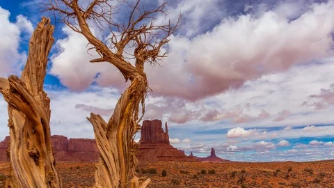 Monument Valley Time Lapse 4k Stockbeeldmateriaal 89565949