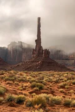 Monument Valley Totem Poly Stock Photos