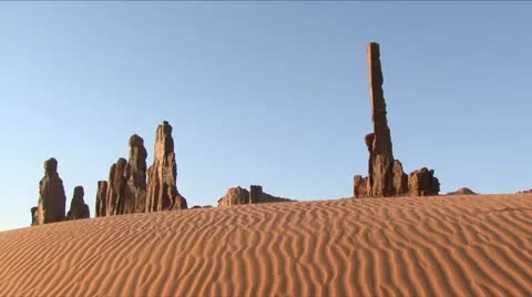 MONUMENT VALLEY TOTEMS 動画素材 12761173