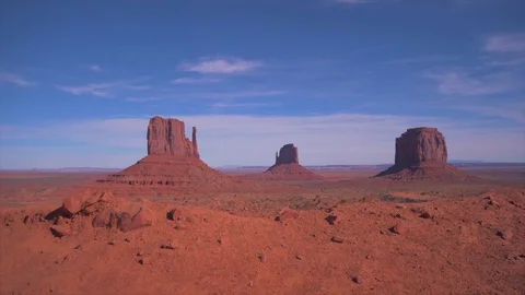Monument Valley Tracking Shot Stock Footage 83254158