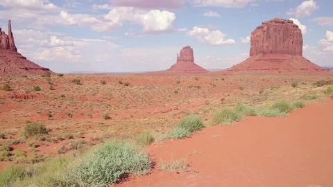 Monument Valley Trio Stock Footage 79513796