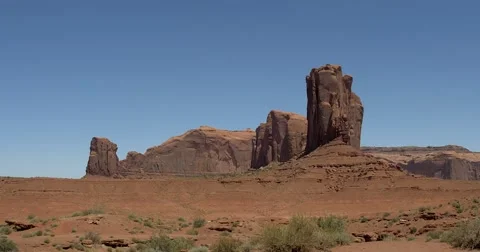 Monument Valley. Valley of Rocks. Stock Footage 65171601
