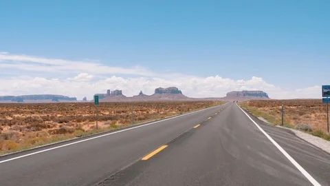 Monument Valley View From A Car 스톡 동영상 79090989