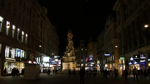 Monument in Vienna Video stock 46804044