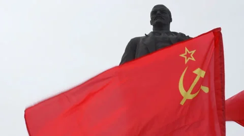 Monument to Vladimir Lenin Vídeo Stock 37843538