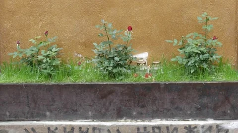 Monument on the Wall Stock Footage 65222137