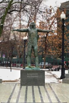 Monument Wysocki Stock Photos