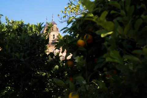 Monumental baroque complex of the Jerónimos Monastery Stock Photos