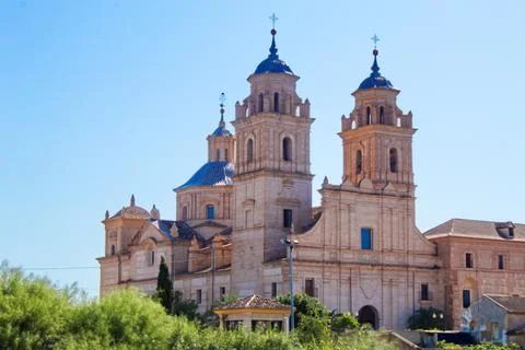 Monumental baroque complex of the Jerónimos Monastery Stock Photos