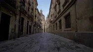 Monumental City Of Salamanca Empty Due To Lockdown 4 Stock Footage