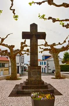 The monumental cross Stock Photos