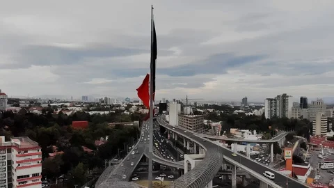 Monumental flag of San Jeronimo Lidice Видео 124548944