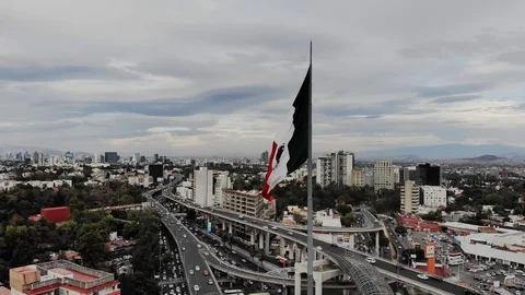Monumental flag of San Jeronimo Lidice Видео 124548995