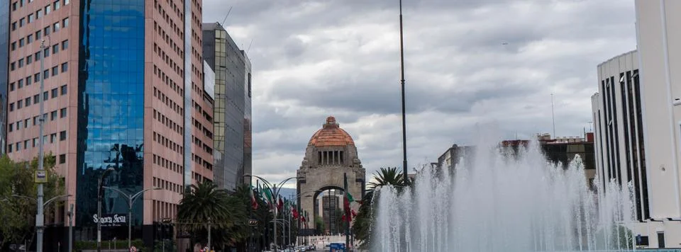 Monumento a la Revolución, Mexico city Stock Photos