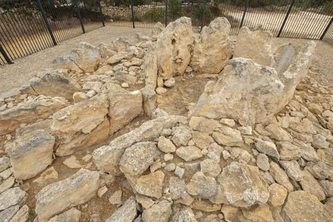 Monumento megaltico , Ca Na Costa , 2.000 - 1.600 aC. a, comienzos de la edad Stock Photos