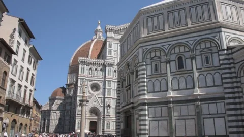 Monuments of the city of florence tuscany Stock Footage 101381683