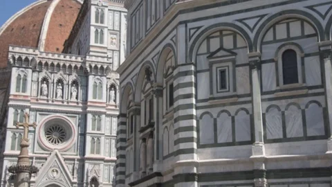 Monuments of the city of florence tuscany Video stock 101381774
