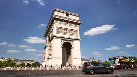Monuments of Paris France Stock Footage 314635686