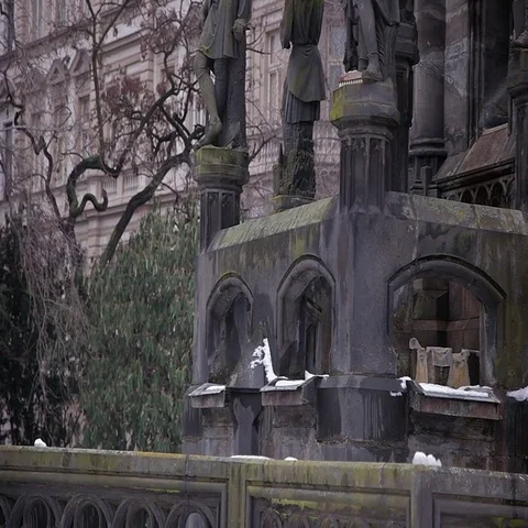 Monuments Prague. Embankment Stock Footage 69413421