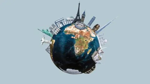 Monuments Of The World Stock Photos