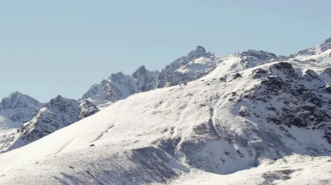 Monviso of panoramic shooting Stock Footage 60853887