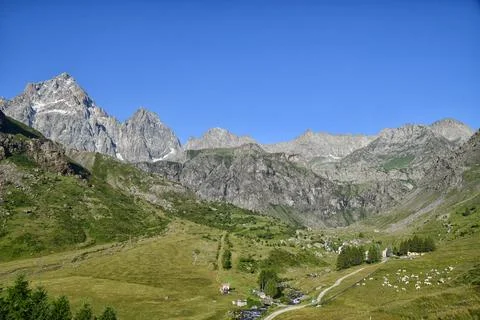 The Monviso. Stock Photos