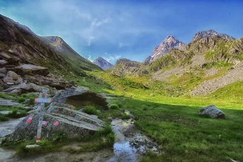 The Monviso. Stock Photos