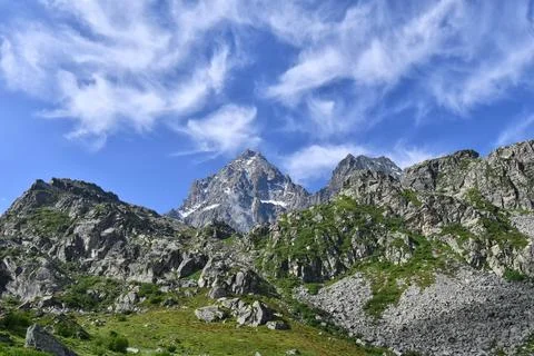 The Monviso. Stock Photos