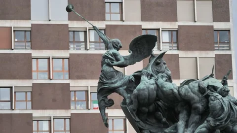 Monza monument to the fallen Stock Footage 132624462