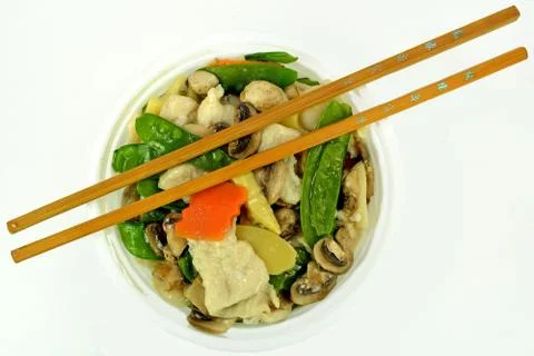 Moo goo gai pan Stock Photos