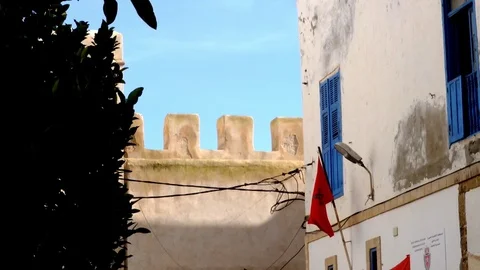 Mooccan flag Stock Footage 99162286