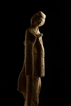 Mood Lighting Statue 库存照片