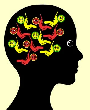 Mood Swings Stock Illustration