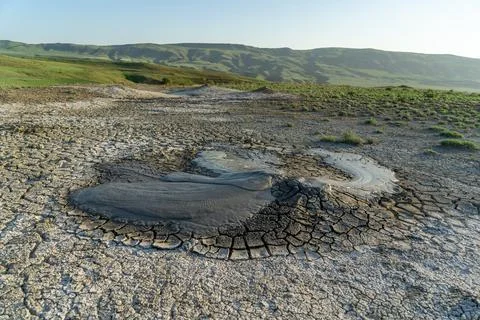 Mood volcanoes in Georgia Stock Photos