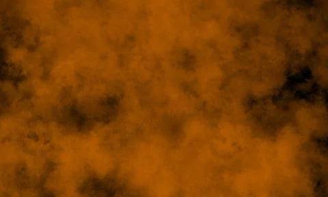 Moody Atmospheric Cloud Background With Dark Orange Fog Effect Stock Photos