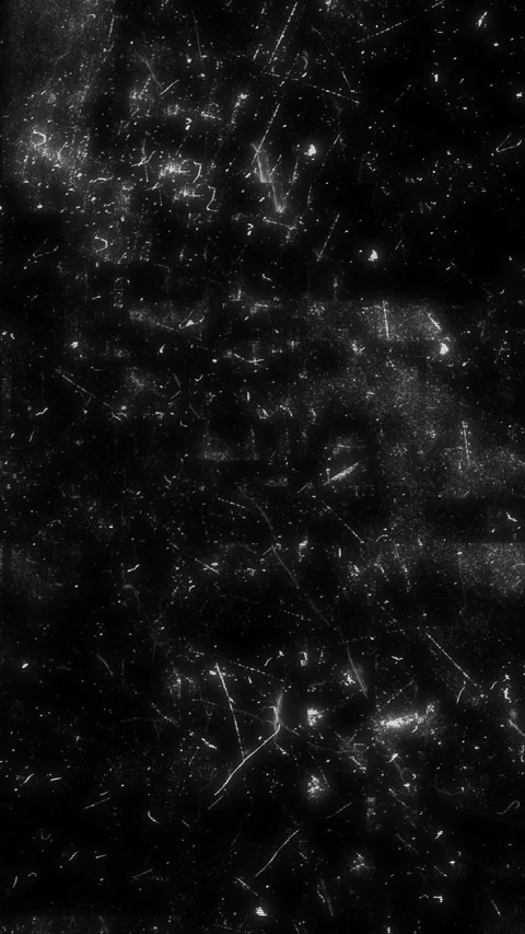 Moody black abstract background scattered light scratches, pixels, digital decay Stock Footage 333909941
