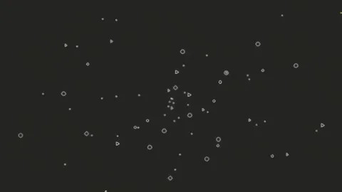 Moody black abstract digital backdrop for cinema and visual effects Stock Footage 342206900
